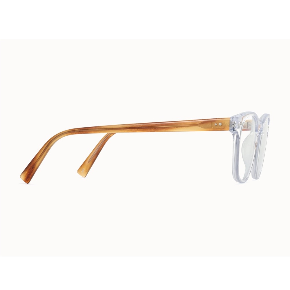 Warby Parker Felix Transparent Medium Frame Glasses View 5